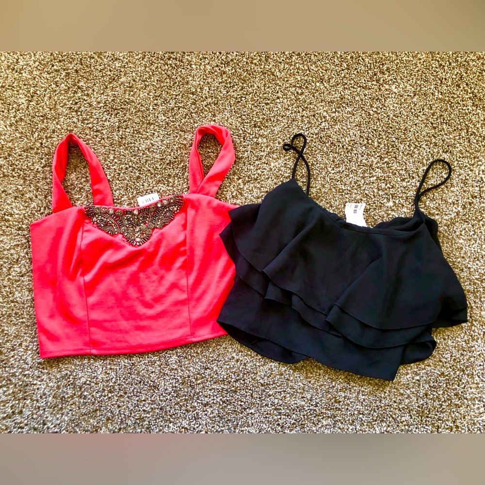 NWT Cropped Blouse Top Bundle